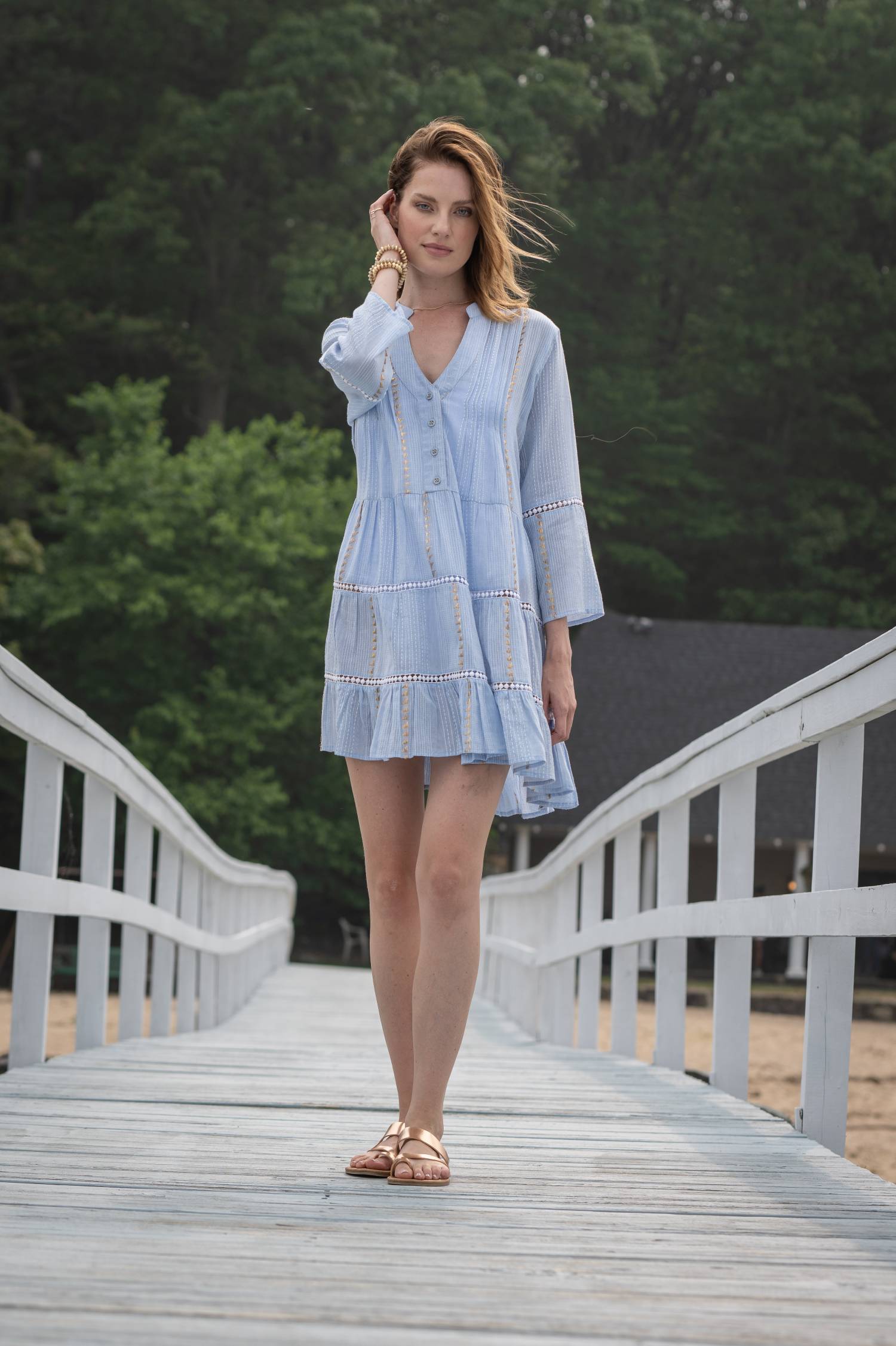 Ella Tiered Dress | Santorini Collection Dotti Collection Ella Tiered Dress | Santorini Collection Dotti Collection